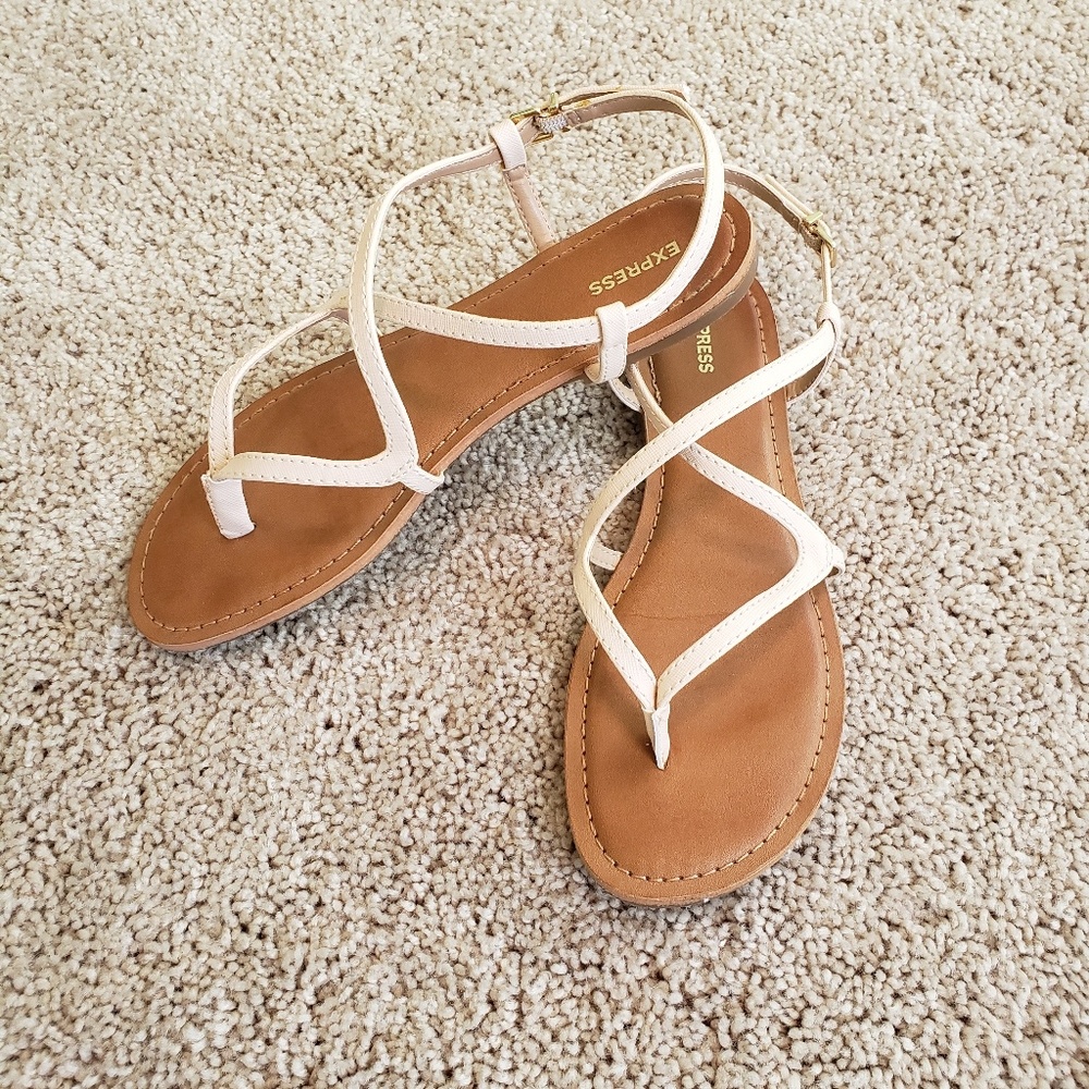 EUC Express Strappy Sandals